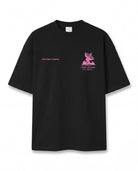 Hole Service Satellite Baskılı Oversize T-Shirt - 9