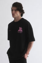 Hole Service Satellite Baskılı Oversize T-Shirt - 14