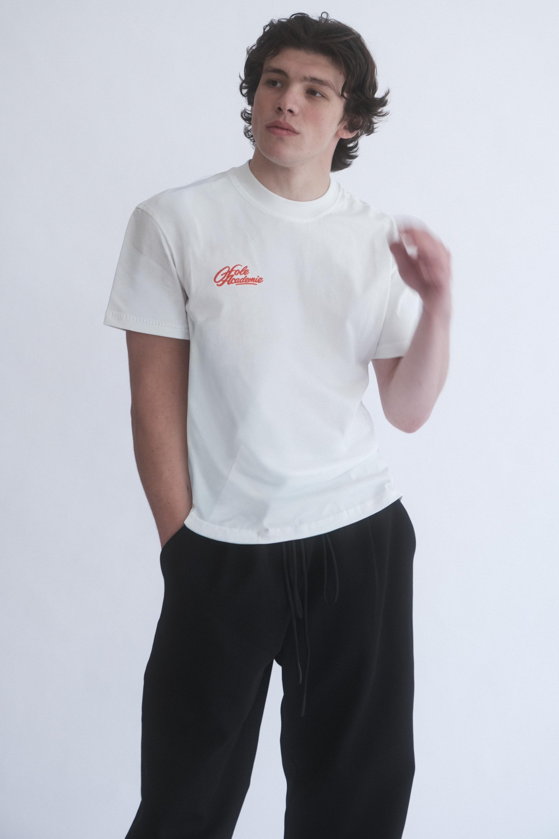 Gögüs Nakış Detay Fit Kalıp Ekru T-Shirt - 3