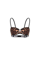 Leopar Desenli Pamuklu Bralet - 0