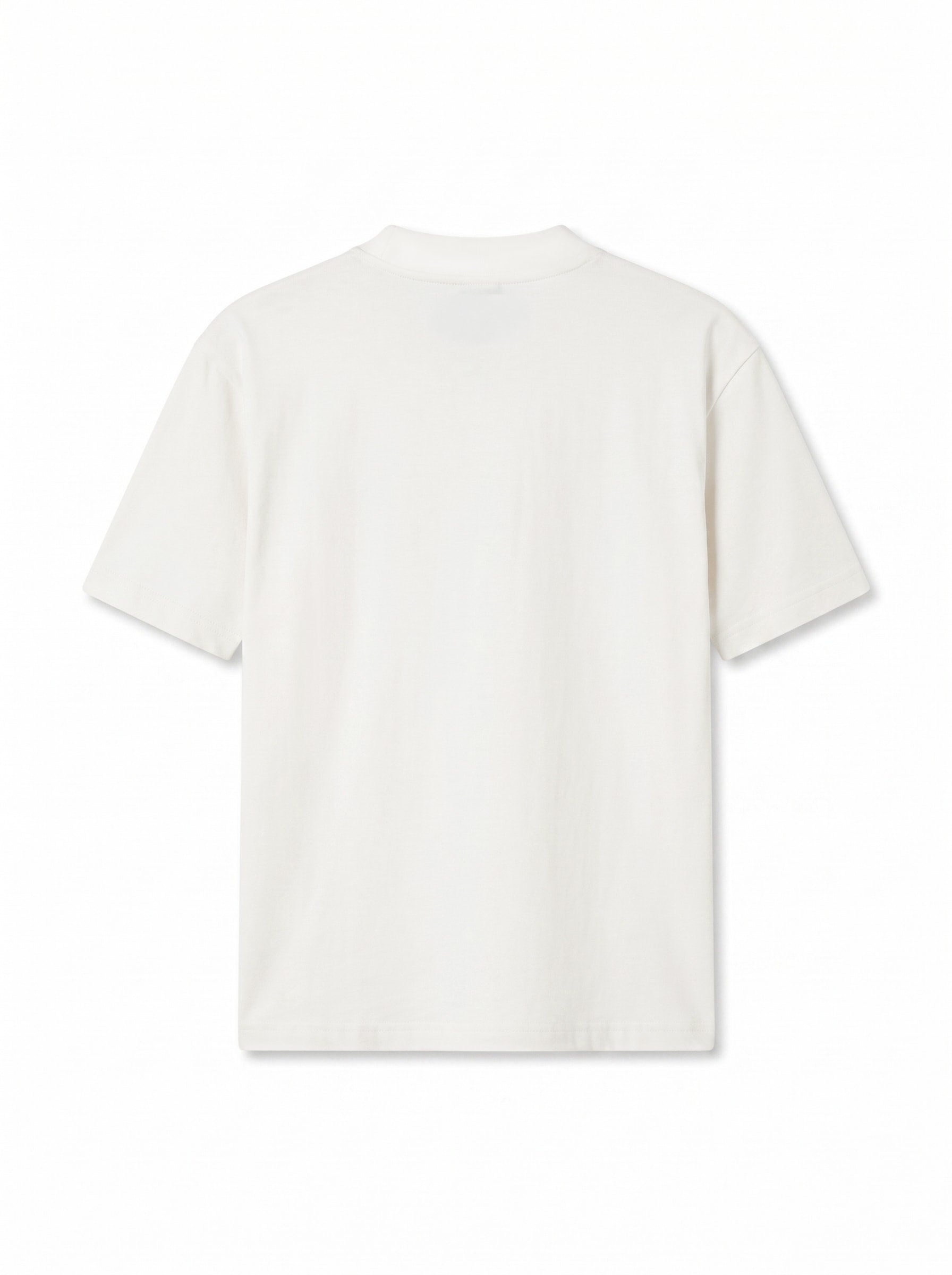 Organik Penye Basic Ekru Regular T-Shirt - 1