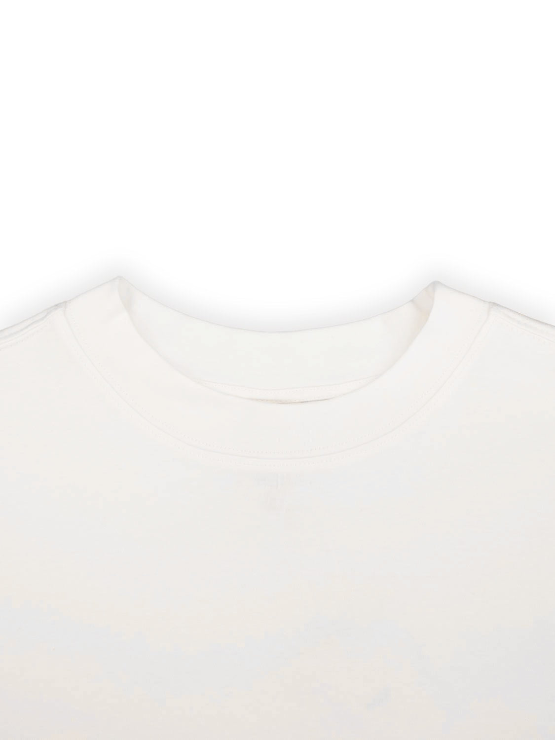 Organik Penye Basic Ekru Regular T-Shirt - 2