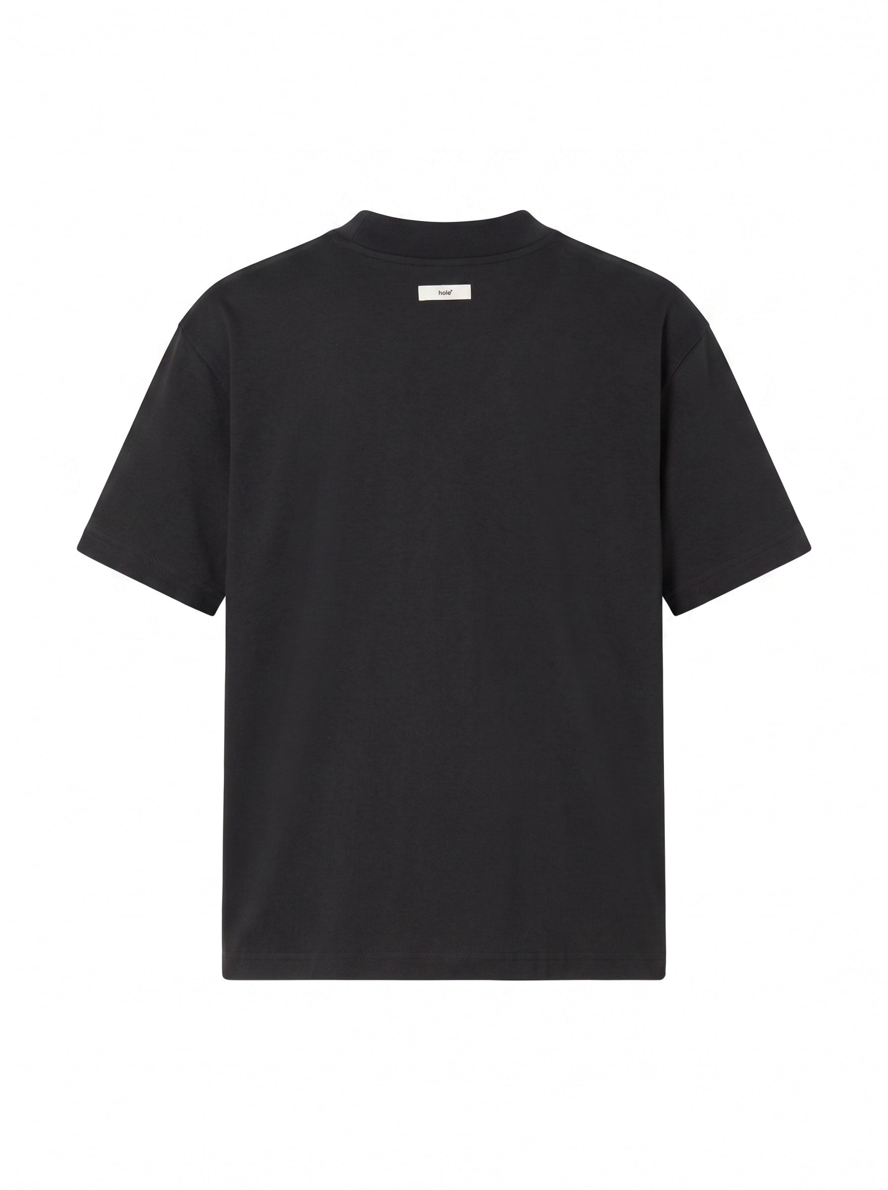 Organik Penye Basic Siyah Regular T-Shirt - 1