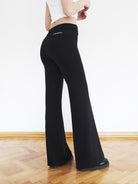 Selena İspanyol Paça Siyah Pantolon - 3