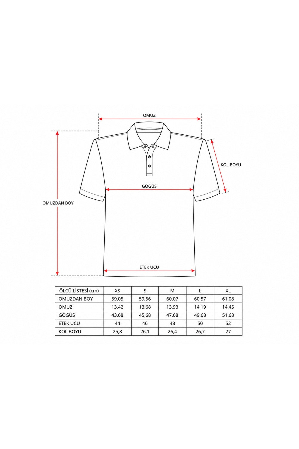Polo Yaka Vatkalı Tshirt Beyaz - 3