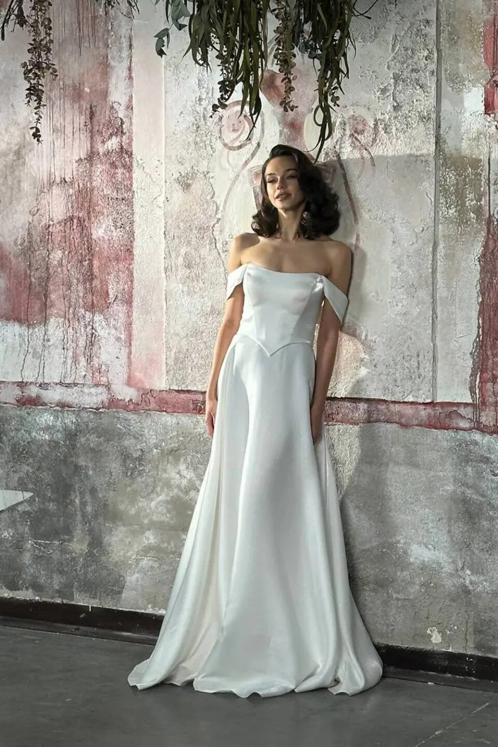 Büstiyer Ve Etek 2li Takım Nikah Elbisesi Dış Çekim Elbisesi Gelinlik - 0