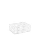 Qbella Kristal Kesim Organizer, Small, Şeffaf - 0