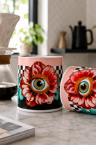 Göz Figürlü Özel Tasarım Porselen Kupa | Lucida | 330ml - 0