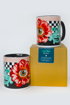 Göz Figürlü Özel Tasarım Porselen Kupa | Lucida | 330ml - 10