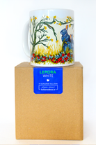 Lepora | Tavşan Ve Doğa Desenli | Özel Tasarım Porselen Kupa – 330ml - 7