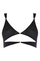 Liana Siyah Dantel Bralet - 0