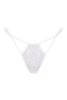 Alice Beyaz Dantel Tanga - 0