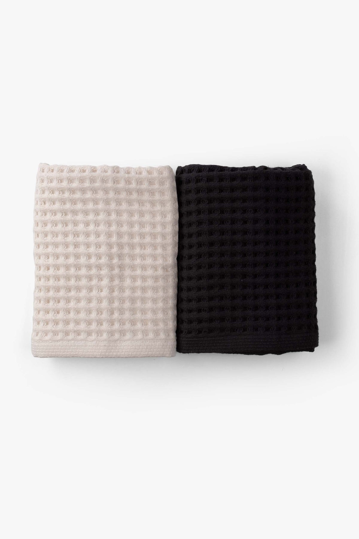 Aqua Line Waffle Yüz Havlusu Seti, Antrasit Ve Krem - 50x90 Cm - 0