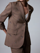 Leona Blazer Ceket – Kahverengi̇ - 1