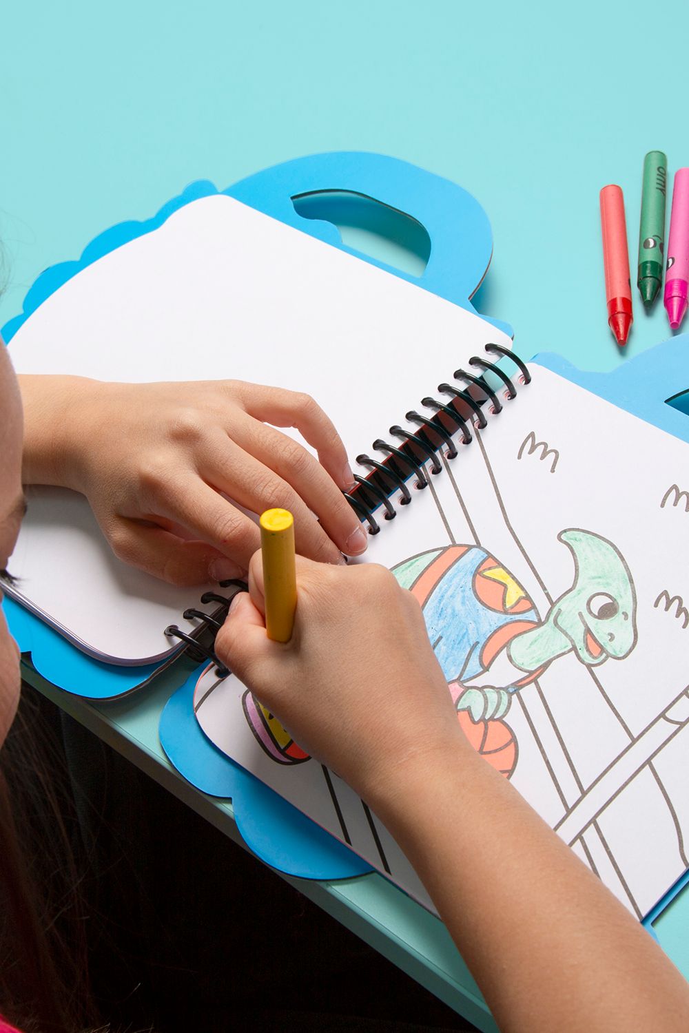Omy Super Coloring & Stickers Book - Dino - 3