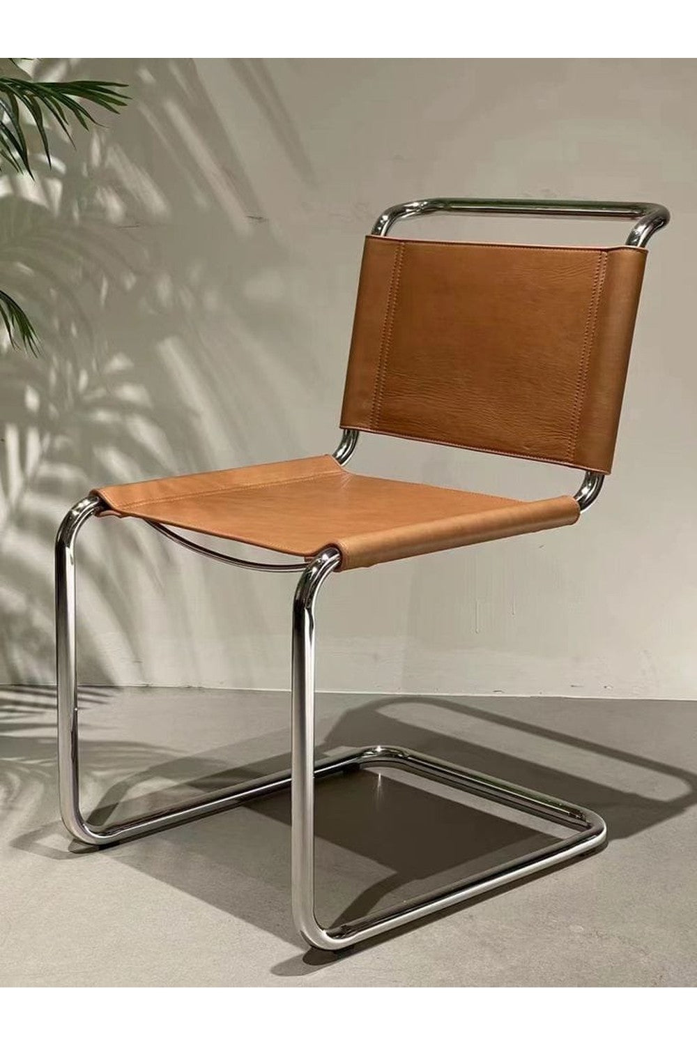 Siena Chair – Paslanmaz Çelik Suni Deri Sandalye - 0