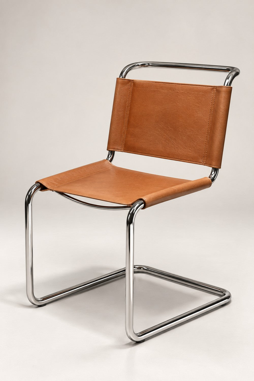 Siena Chair – Paslanmaz Çelik Suni Deri Sandalye - 1