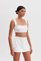 Viva Crop Top, Beyaz - 2