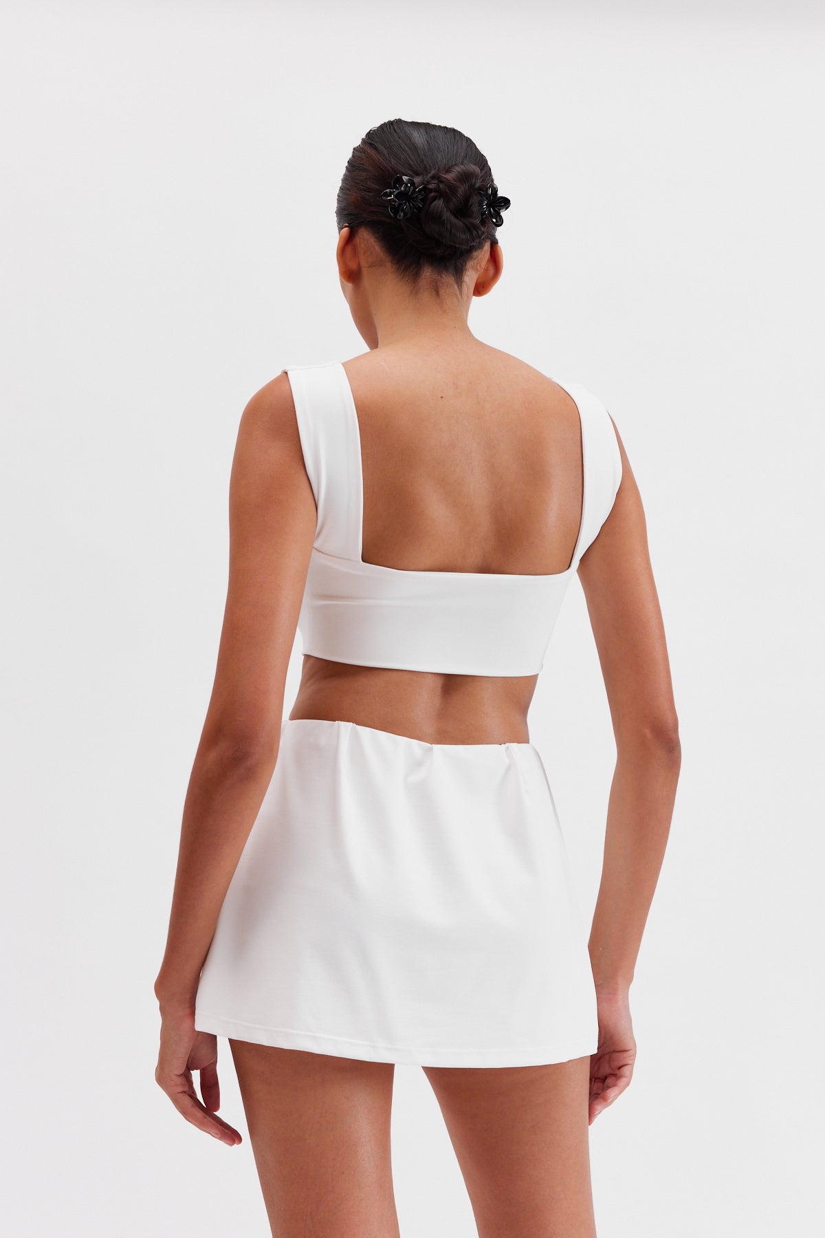 Viva Crop Top, Beyaz - 4