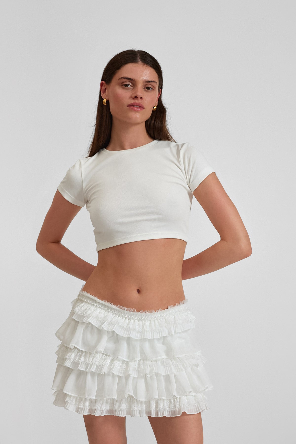 Lola Dantelli Şort Etek - 4