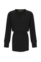 Vatkalı Sweat Mini Elbise - 4