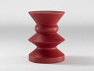 Adella Yan Sehpa, Rubin Kırmızı - 39 cm Çap - 0