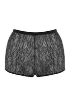 Joy Dantel Pijama Şort, Siyah - 0