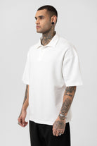Basic Polo Yaka Oversize Tişört - 5