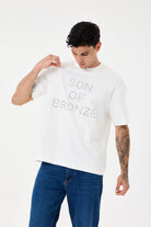 Off White Rivet Taşlı Comfort T-Shirt - 2