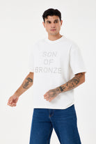 Off White Rivet Taşlı Comfort T-Shirt - 4