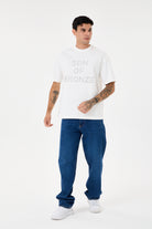Off White Rivet Taşlı Comfort T-Shirt - 6