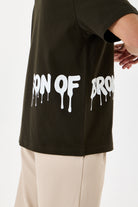 Dark Green Glow Puff Comfort T-Shirt - 6