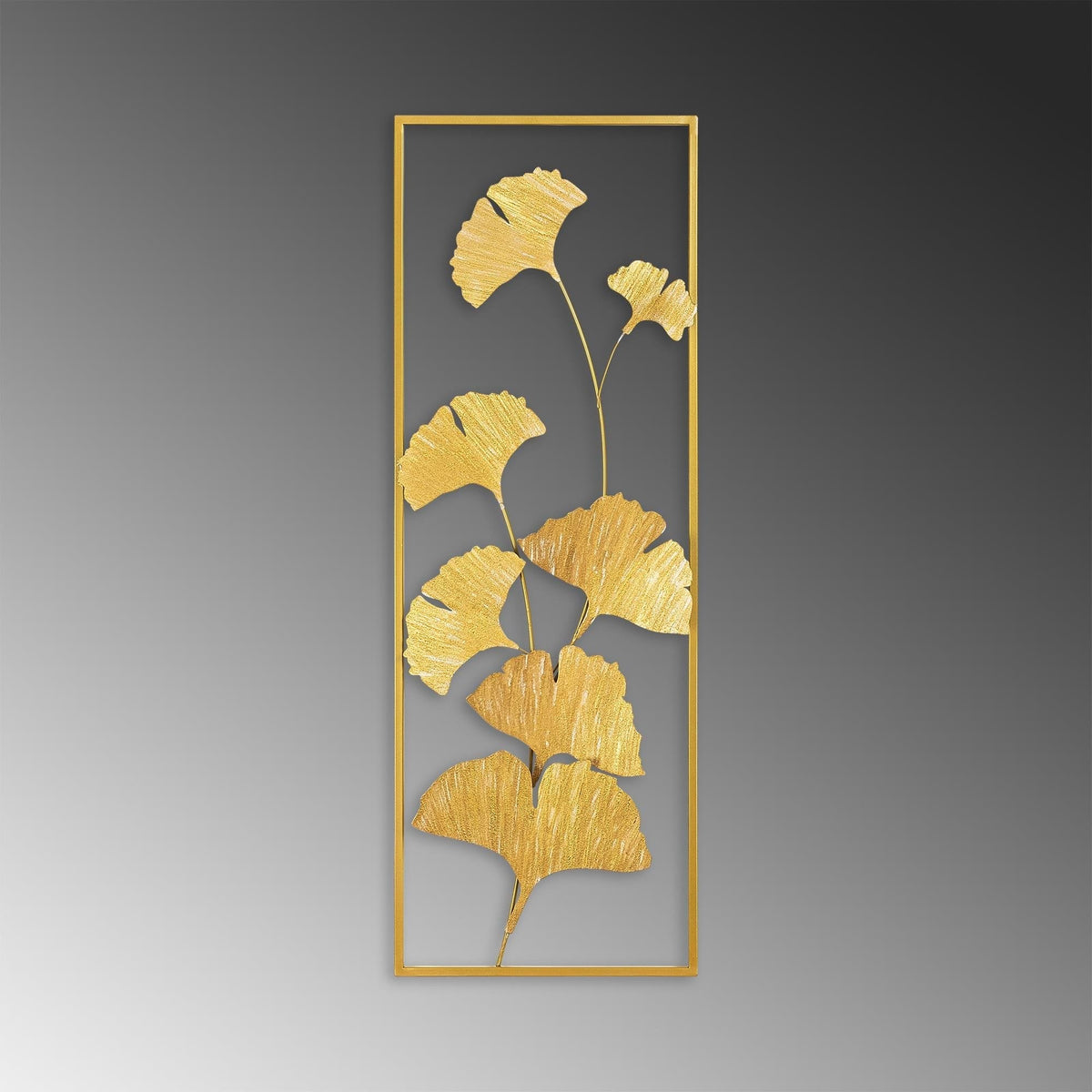 Dekoratif Metal Duvar Tablosu - 32x90 cm - 0