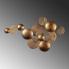 Dekoratif Metal Duvar Tablosu, Mat Bakır - 45x82 cm - 4