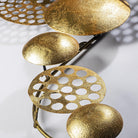 Dekoratif Metal Duvar Tablosu, Altın Rengi - 45x82 cm - 3