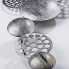 Dekoratif Metal Duvar Tablosu, Gümüş Rengi - 45x82 cm - 3