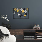 Dekoratif Metal Duvar Tablosu - 50x70 cm - 2