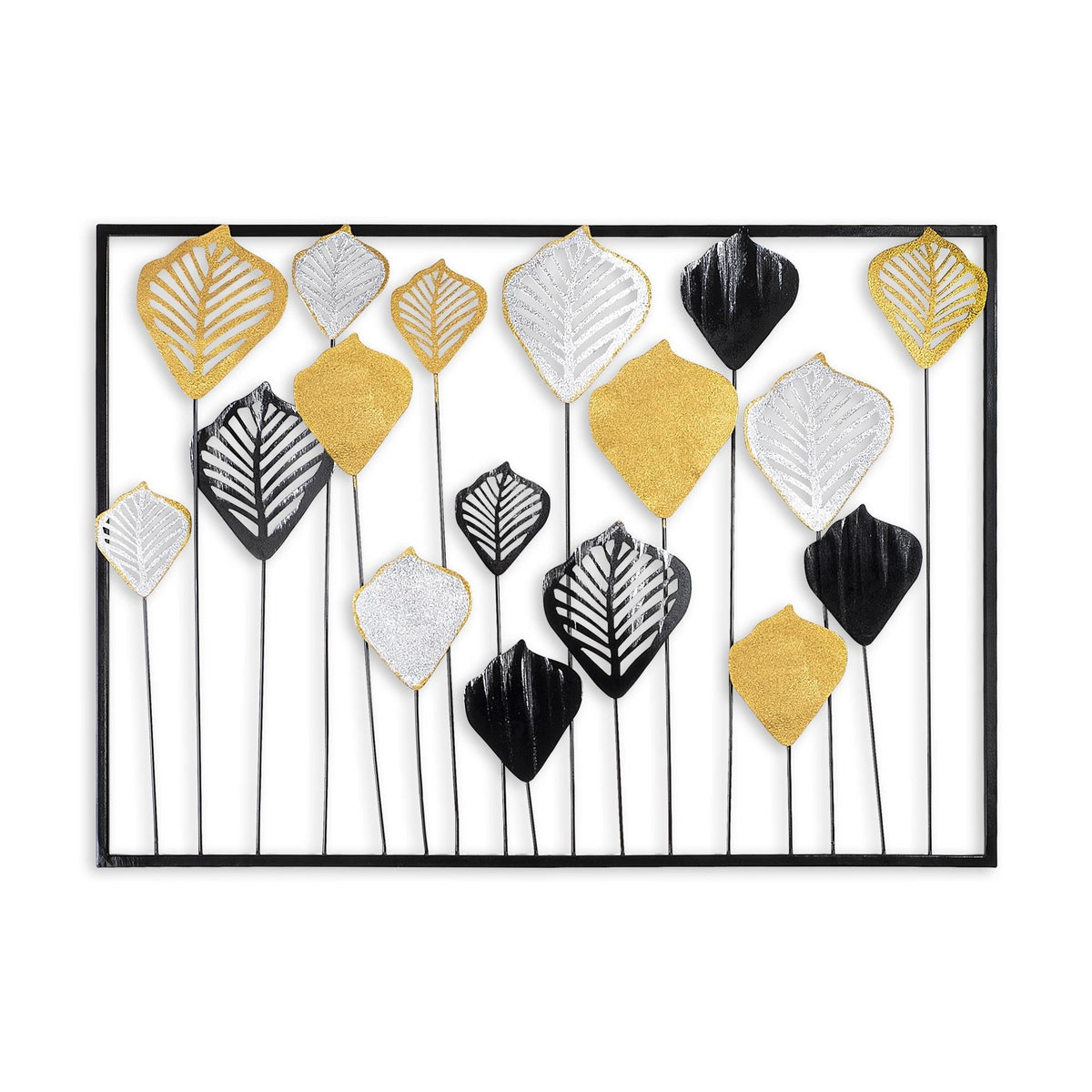 Dekoratif Metal Duvar Tablosu - 50x70 cm - 5