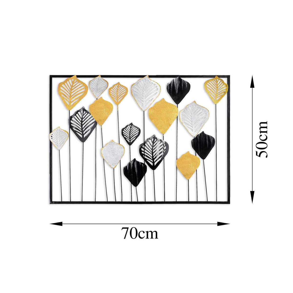 Dekoratif Metal Duvar Tablosu - 50x70 cm - 6