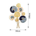 Dekoratif Metal Duvar Tablosu - 68x100 cm - 6