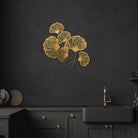 Dekoratif Metal Duvar Tablosu, Altın Rengi - 58x75 cm - 2