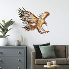 Dekoratif Metal Duvar Tablosu - 63x71 cm - 0