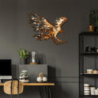 Dekoratif Metal Duvar Tablosu - 63x71 cm - 1