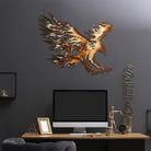 Dekoratif Metal Duvar Tablosu - 63x71 cm - 2