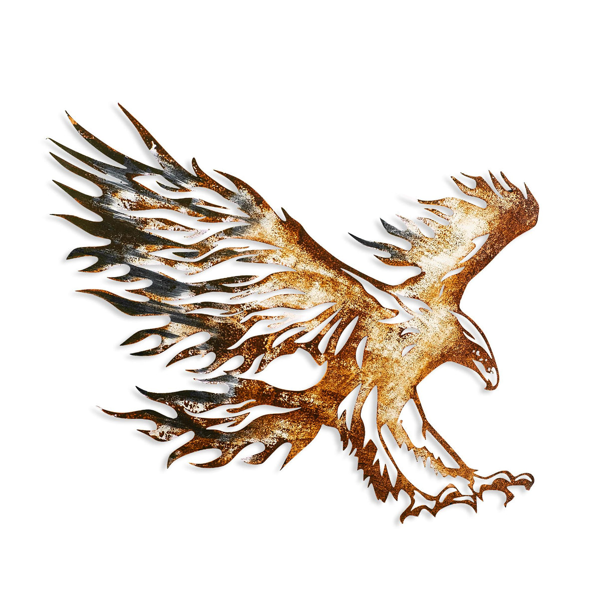 Dekoratif Metal Duvar Tablosu - 63x71 cm - 5