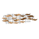 Dekoratif Metal Duvar Tablosu, Mat Bakır - 110x32 cm - 5