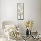 Dekoratif Metal Duvar Tablosu - 32x90 cm - 1