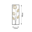 Dekoratif Metal Duvar Tablosu - 32x90 cm - 6