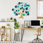 Dekoratif Metal Duvar Tablosu - 110x105 cm - 0