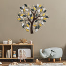 Dekoratif Metal Duvar Tablosu - 107x101 cm - 0